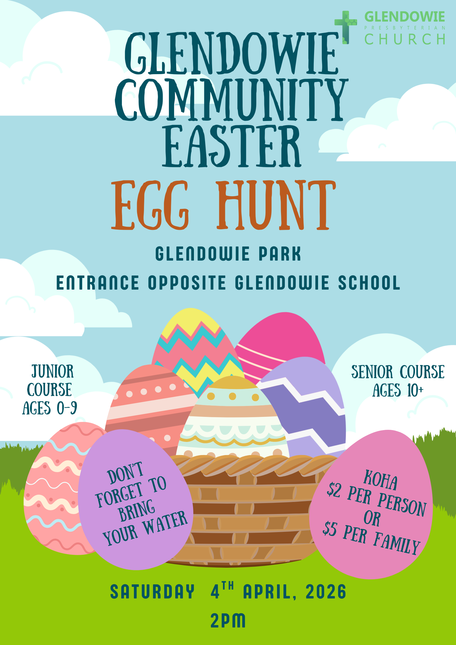 Easter Egg Hunt Flyer 2026