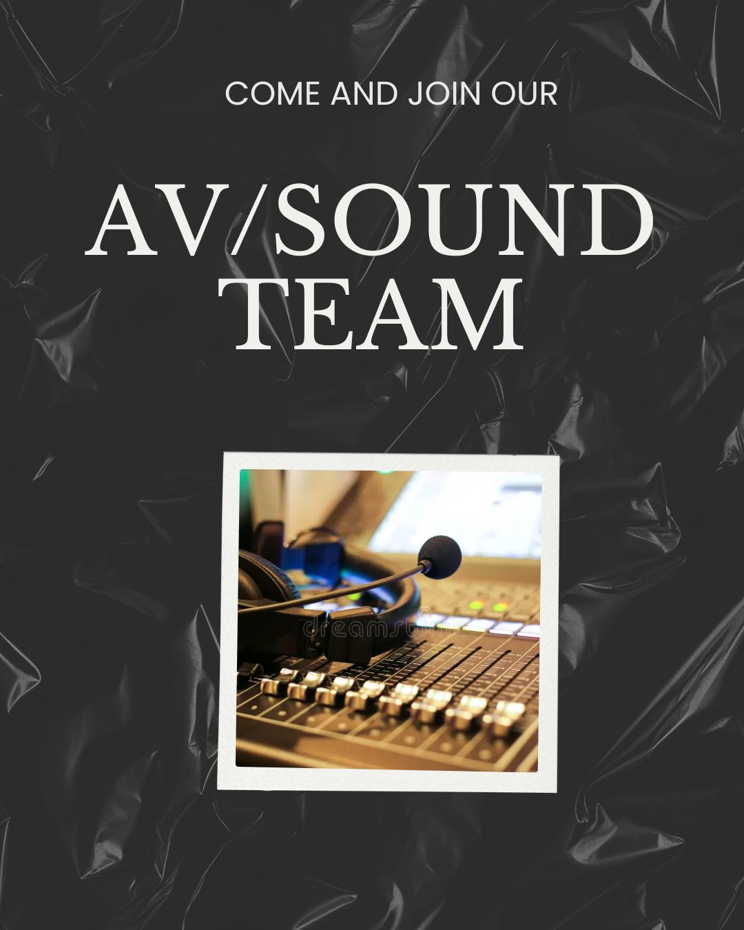 Come and join our AVSound Team