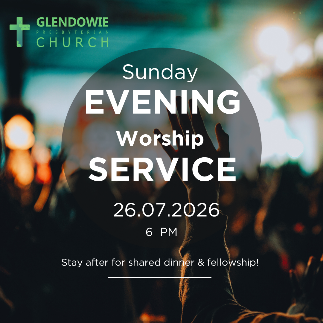 Evening Service Announcement -
